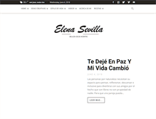 Tablet Screenshot of elenasevilla.com